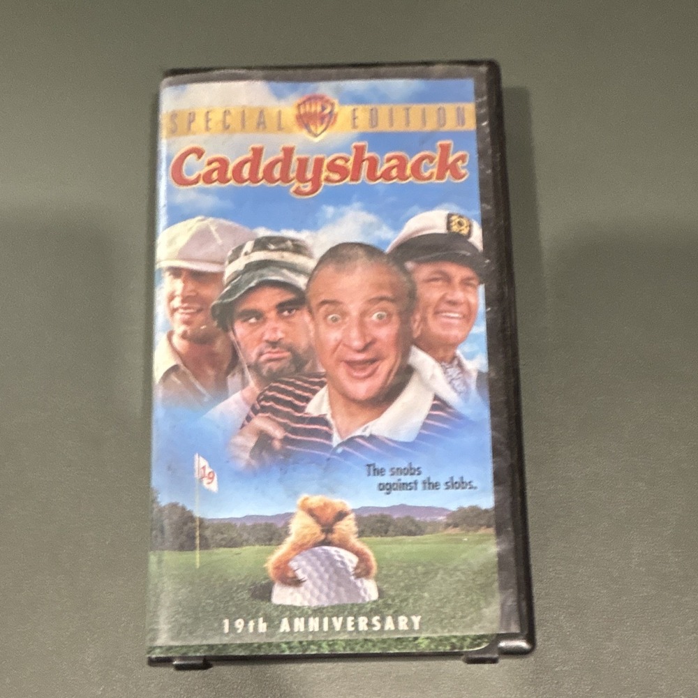 Caddyshack VHS Special Edition 19th Anniversary (1980) R Warner NTSC